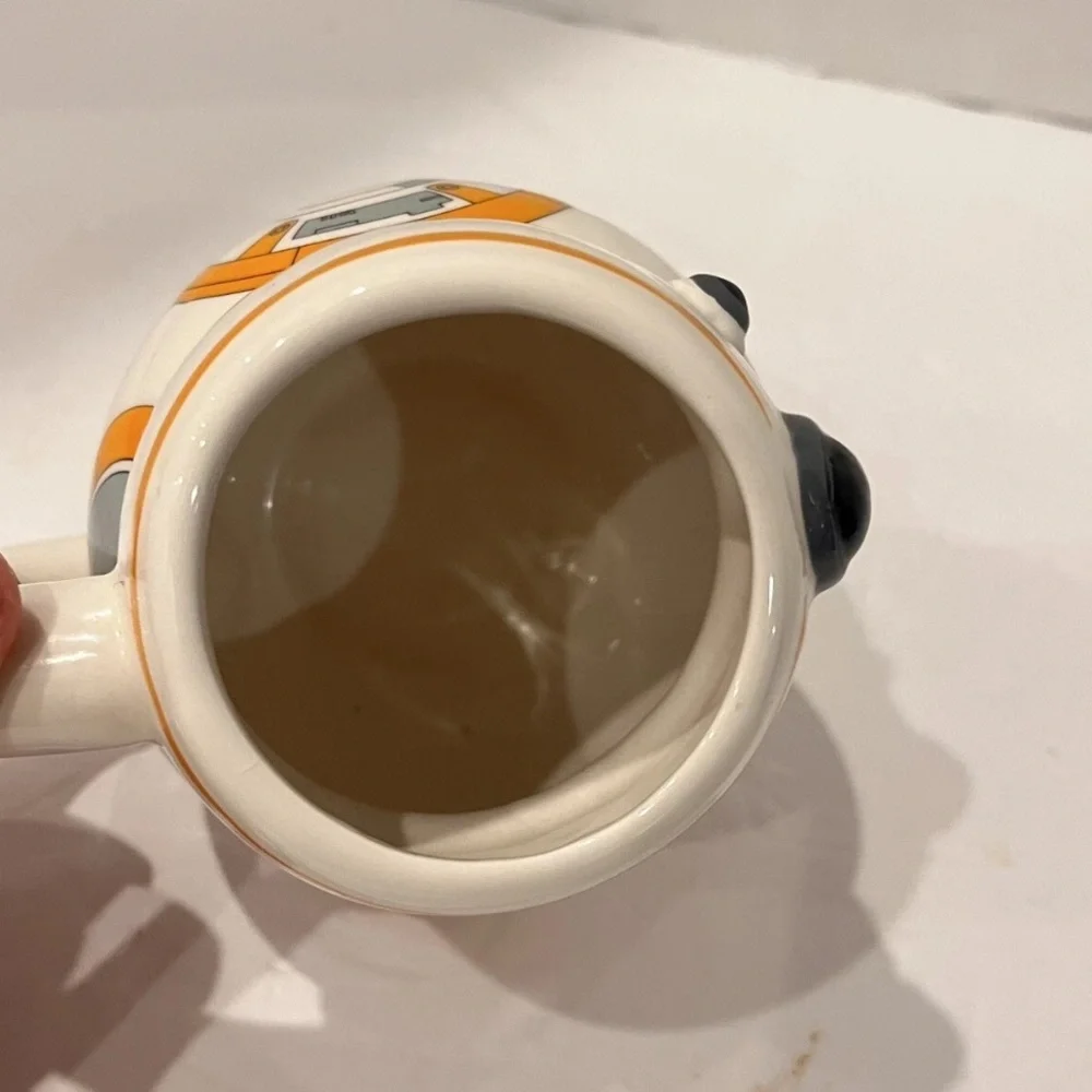 Star Wars Lucasfilm Cute BB-8 Droid Lightweight Ceramic Coffee Mug White 12 oz
